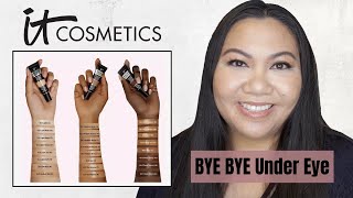 iT Cosmetics Bye Bye Under Eye AntiAging Waterproof Concealer Light Beige Review BEFORE You Buy [upl. by Nosnej]