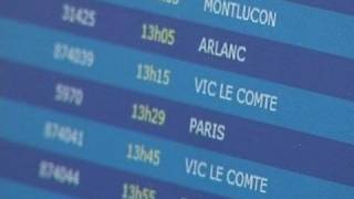 SNCF  les nouveaux horaires de train Clermont [upl. by Whitnell812]