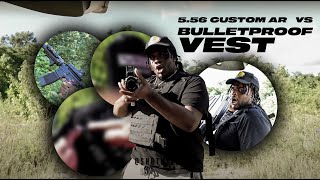 556 Custom AR VS Bulletproof Vest IMPRESSIVE [upl. by Cecile]