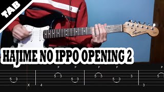 Inner Light  Hajime no Ippo Op 2  Guitar TAB  Lesson  Tutorial [upl. by Yesnel]