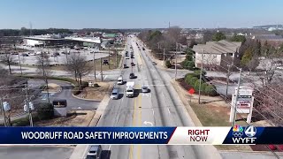 Woodruff Road construction brings safer drives and traffic headaches [upl. by Lund]