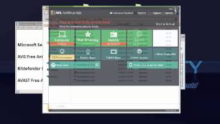 Quicktest MSE vs AVG vs Avast vs Bitdefender free detection ratio test [upl. by Yumuk375]