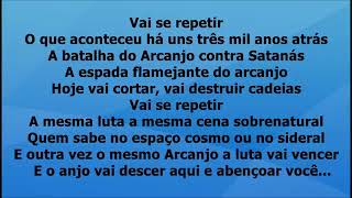 A Batalha Do Arcanjo Damares playback com letra [upl. by Scharf]