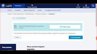 Demande daide au Logement  Voici comment faire une simulation dAPL en Ligne sur la CAF [upl. by Vidovic]