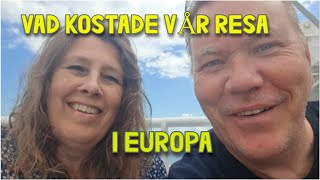 Vad kostade resan i Europa 2024 [upl. by Panter]