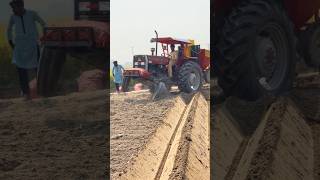 Massey 375s tractor power with alu planter  seaad Zarai industries okara  tractor video [upl. by Cartwright]