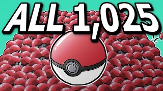 Saying All 1025 Pokemon Names [upl. by Einwahr]