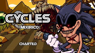 Cycles Mixirico charted  FNF Vs SonicExe [upl. by Eintrok]