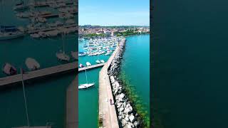 Drone Footage  Sirmione Italy 4k [upl. by Adlaremse]