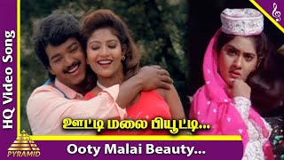 Ooty Malai Beauty Video Song  Once More Tamil Movie Songs  Vijay  Anju Aravind  Simran  Deva [upl. by Brittnee]