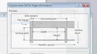 How To Make Custom Label Templates In Microsoft Word [upl. by Sandro]