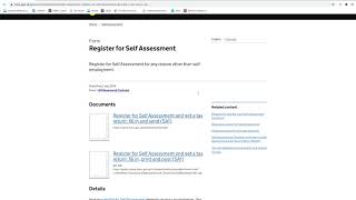 Registering For Self Assessment Tax Return [upl. by Donica]