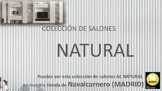 Colección de muebles de salón NATURAL [upl. by Jilly]