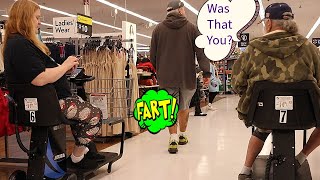 Funny Wet Fart Prank in Walmart With The Sharter Toy [upl. by Hisbe387]