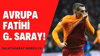 Galatasaray Marsilya  İyi ki Galatasaray var  Avrupa Fatihi Galatasaray  Cicaldau Marsilya goller [upl. by Bevin]