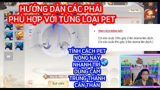 TLBB2 VNG  HƯỚNG DẪN LỰA CHỌN CÁC LOẠI PET  TÍNH CÁCH PET  NÓNG NẢYNT  DŨNG CẢM TT  CẨN THẬN [upl. by Imhsar45]