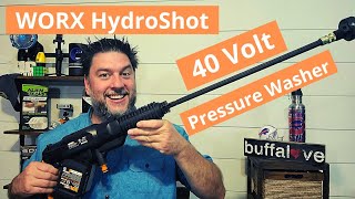 WORX HydroShot review portable pressure washer is it any good 329 [upl. by Naihr]