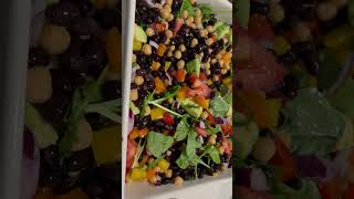 “Black beans amp chickpeas Salad Mix” traderjoes saladmix spinach arugula publix healthy [upl. by Erwin42]