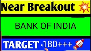 BANK OF INDIA SHARE LATEST NEWS TODAYBANK OF INDIA SHARE TARGETBANK OF INDIA SHARE ANALYSIS [upl. by Iegres]