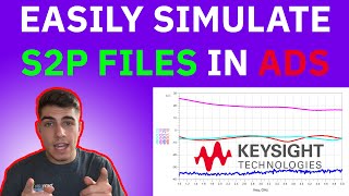 How to Use SParameter Touchtone s2p Files in Keysight ADS [upl. by Sihtam682]