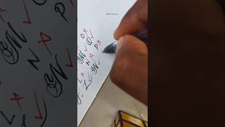 How to Write P in Calligraphy  Calligraphy alphabet StepbyStep Guide ✍️ shorts art calligraphy [upl. by Terag568]