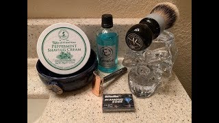 Trip to West Coast Shaving and Trying out a New Silvertip Brush and Blade for the 1st time [upl. by Haggi]