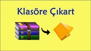 WinRAR Dosya Çıkarma Belirtilen Klasöre Çıkart [upl. by Davide]