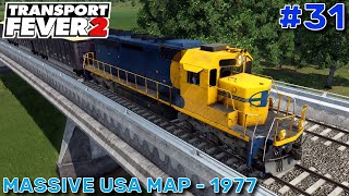 Shipping Grain to Philadelphia  TRANSPORT FEVER 2  31 [upl. by Bax218]