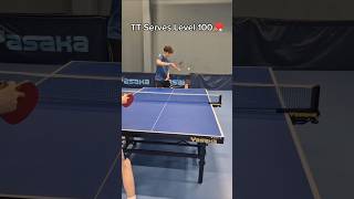 Table tennis serves level 100 pingpong tabletennis [upl. by Eilis195]