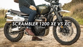 2019 Triumph Scrambler 1200 XE vs XC Which Is Best [upl. by Sidonius]