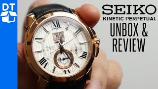 Seiko SNP150P1 Perpetual Kinetic Watch Review [upl. by Yrtnej]