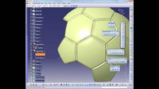 Creating a Balloon with GSD CATIA V5 part 2 of 3 [upl. by Ralina649]