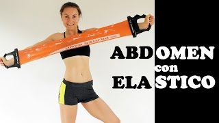 Abdominales con banda elástica liga  Día 5 abs21 [upl. by Lenssen]