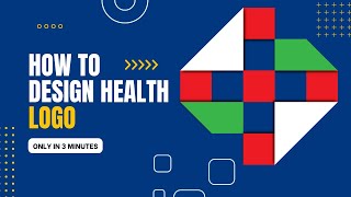 Health and Medical logo design tutorial in Illustrator  Logo design ideas [upl. by Nnyleve]