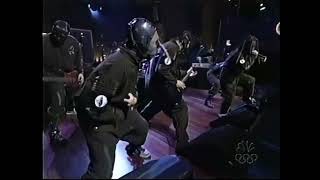 Slipknot  The Heretic Anthem Live At Late Night With Conan OBrien 08102001 HQ [upl. by Emilio6]