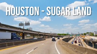 Houston to Sugar Land Drive with me around Houston [upl. by Sikras]