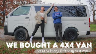 4X4 TOYOTA HIACE BUILD Ep 1  We bought a 4X4 van and were turning it into an off road camper [upl. by Johnna628]