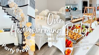 Our Housewarming Party Vlog  Party Prep with Me housewarming partyprep partyideas hosting [upl. by Orling286]