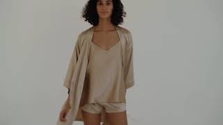 Silk Robe by Dariia Day  French Beige [upl. by Jarita]