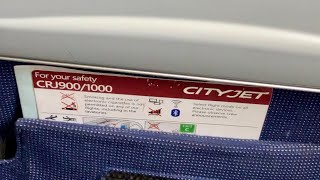 CITYJET ベルゲン空港からの離陸 CRJ900 スカンジナビア航空 [upl. by Essilec576]