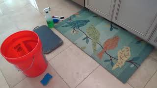 How to Clean a Kitchen Sink Floor Mat [upl. by Nyrual]