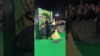 Ariana amp Cynthia on the red carpet at the premiere of the film «Wicked»💚🩷 arianagrande wicked [upl. by Dranoel]