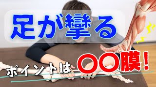 朝方の＂足が攣る＂を無くす！後脛骨筋がふわふわになる骨間膜へのリリース方法！ [upl. by Heer]