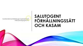 Hälsopedagogik salutogent förhållningssätt och KASAM [upl. by Felicia]