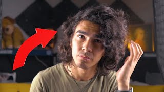 HOW TO STYLE MENS CURLYWAVY HAIR ft Jesses Barbershop [upl. by Esinej]