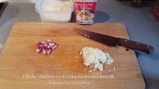 Video recept low carb kari květáková rýže [upl. by Eramal557]