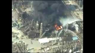 2007 Chevron refinery fire [upl. by Bellaude]