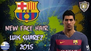 NEW FACE amp HAIR LUIS SUAREZ 2015 PES 2013 DOWNLOAD [upl. by Khorma]