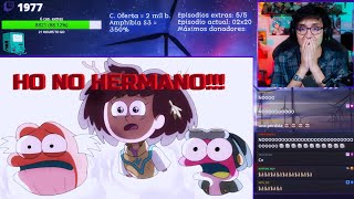 JUGANDORCRITICON REACCIONA EL FINAL DE AMPHIBIA S2 Anne vs El Rey Andrias [upl. by Ledda979]