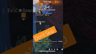 Gasolina King Danish Freefire Gameplay Triple takedown reggaeton musica lyrics ytshorts gaming [upl. by Danuloff]